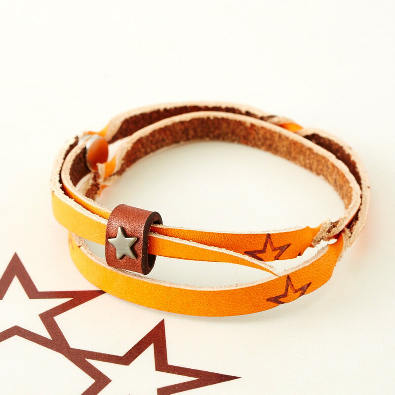 【OJAGA DESIGN オジャガデザイン】 GIENAH ブレスレット アクセサリー 二重 二重巻き 手首 革 牛革 本革 レザー プレゼント ギフト オレ...