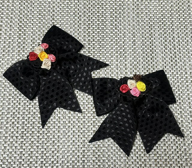 サンプルヘアピン17　2個セット(1ペア) 試作品 コスプレ 可愛い 発表会 ヘアクリップ パーティ 髪飾り サンプル品ですので不具合がある場合がございます。ご理解の上ご購入下さい。 5