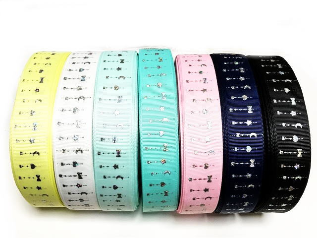 約25mm幅　かわいいホットスタンプリボン 　1メートル