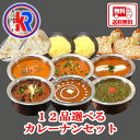 【送料無料】【6 Curry 6 Select Nan】カレー パン ご飯 12品 セット チーズナン ご当地 レトルト ではない 冷凍 スパイス カレー粉 ...