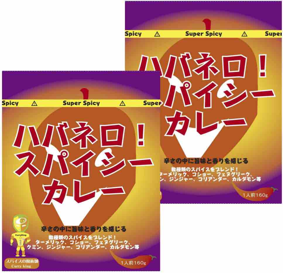 【ポスト投函送料無料】ハバネロスパイシーカレー 200g×2食セット