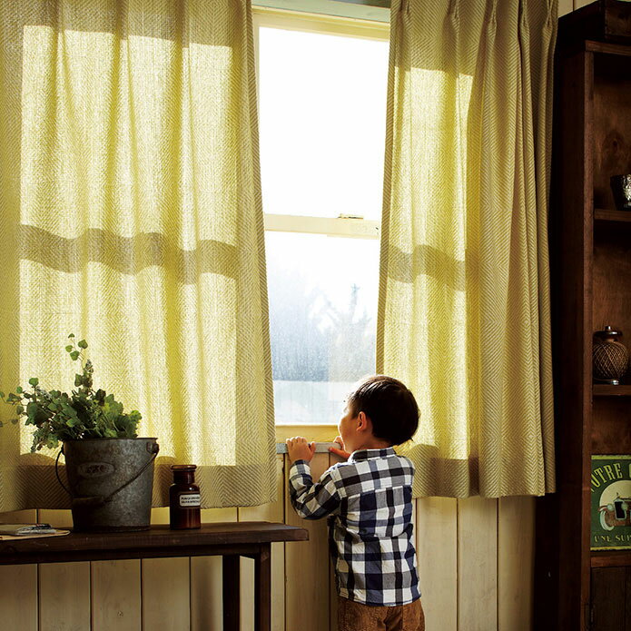 シェードカーテン スラッシュ オーダー ダイヤ柄 無地 ブラウン イエロー グリーン...