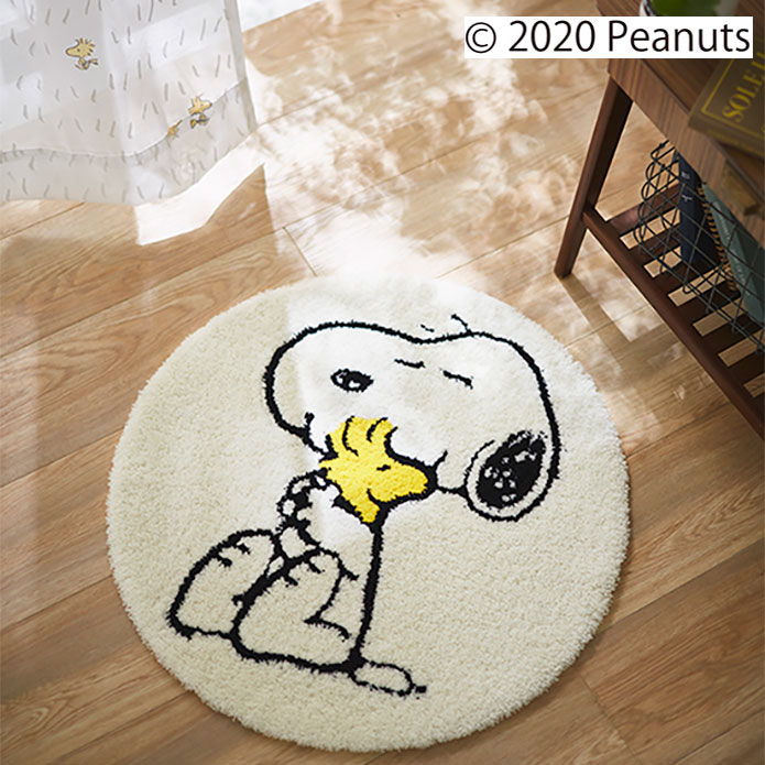 スヌーピー マット クロースフレンドマット PEANUTS ピーナッツ インテリアマット 玄関マット 雑貨 SNOOPY ウッドストック