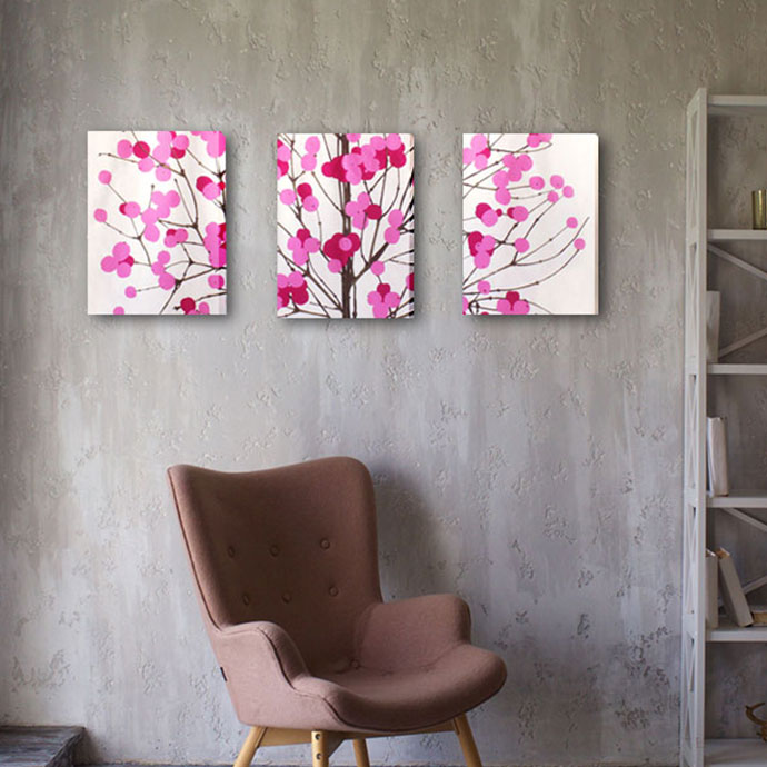 ファブリックパネル 3枚セット マリメッコ 北欧 ルミマルヤ 約32 41cm Marimekko おしゃれ かわいい ファブリックボード ウォールパネル 生地 ギフト グリーン ピンク グレー 北欧カーテン通販
