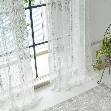 レースカーテン 訳あり商品 エレナ おしゃれ かわいい オーダー 刺繍 出窓 柄 花柄 アウトレット 生地 ホワイト 白 ブラウン エレガント ゴージャス 総柄