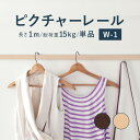 ピクチャーレール TOSO 《W-1》 単品 1m 耐荷重 15kg ナチュラルグレイン ダークマホガニー 規格サイズ 正面付 後付 Wシリーズ / ピクチャー レール 取り付け 壁掛け 絵画 写真 ギャラリー 施設 展示会 写真展 おしゃれ トーソー