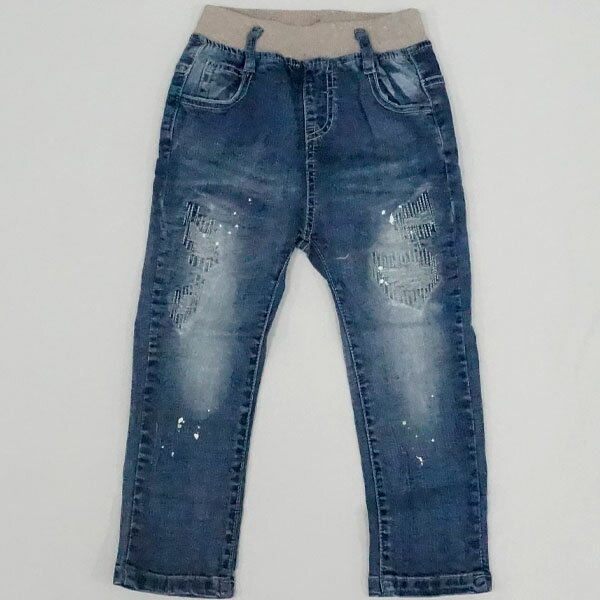 【Giggle 50%OFF SALE】ギグル デニムパンツ ブルー インディゴ 子供服 キッズ ユニセックス ボトムス ..