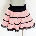 【CHUBBYGANG｜60 OFF】チャビーギャング シフォンスカート ピンク ウエストゴム ボトムス キッズ 子供服 女の子 0835146 120cm ちびギャル セール SALE 半額以下 日本製