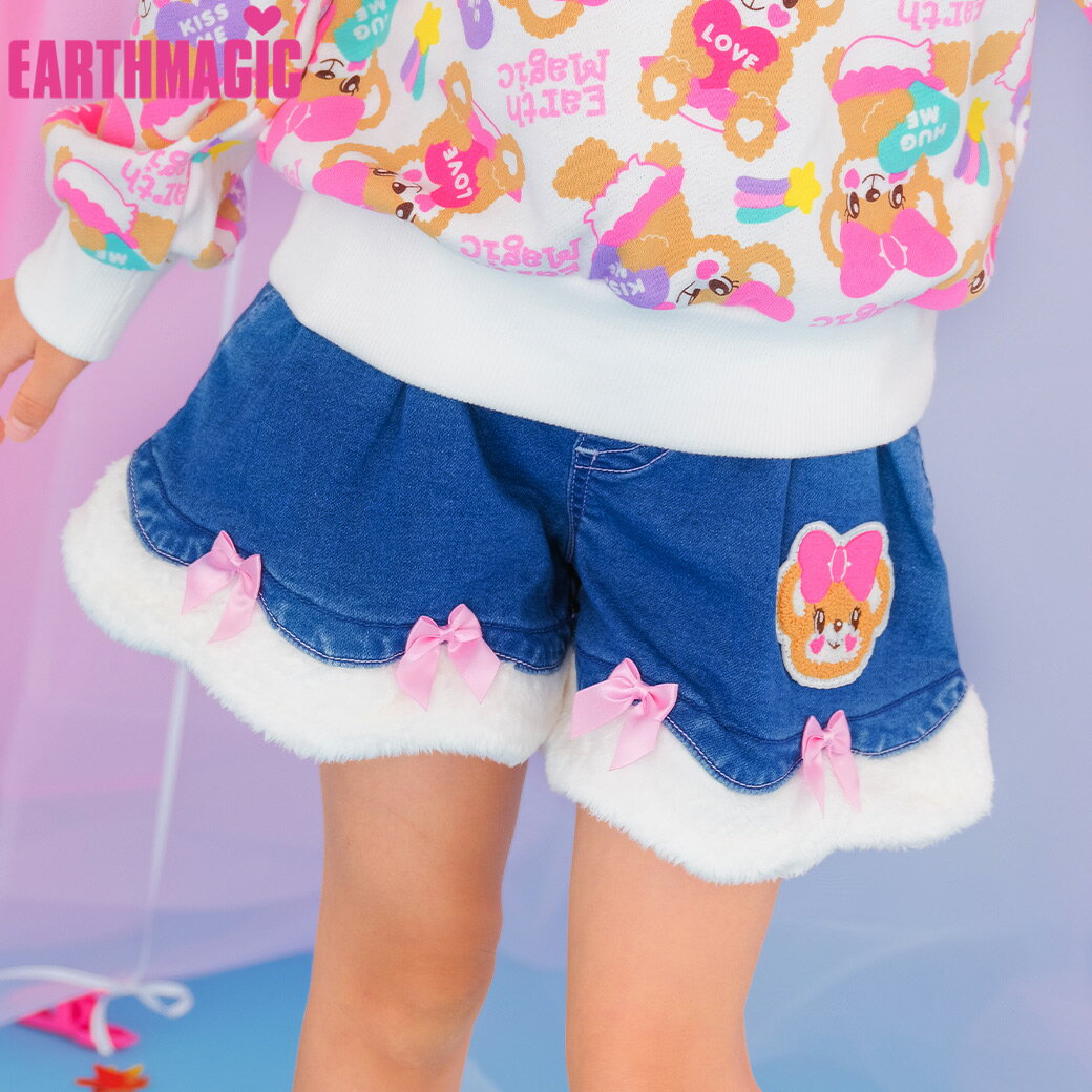 ☆新品未使用☆EARTHMAGIC デニムショートパンツ ☆新品未使用☆EARTHMAGIC デニムショートパンツ