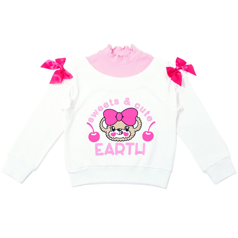【80～90cm/50%OFF】EARTHMAGIC アースマジック トレーナー ベビー 女の子 赤ちゃ...