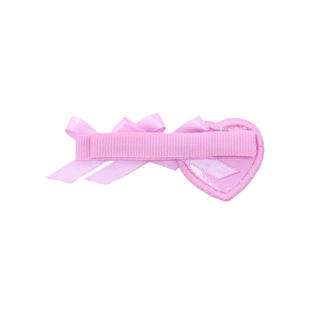 【EARTHMAGIC正規取扱店】アースマジック 2024冬 ダブルリボンヘアクリップ ペールピンク ネイビー アクセサリー 女児 女の子 子供服 キッズ ヘアアクセ ヘアピン ブルー 青【30%OFF】 3