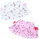 【EARTHMAGIC正規取扱店】アースマジック 2025春 ミニいちごマフィー総柄ティアードスカート(インナーパンツ付) 女児 女の子 子供服 キッズ ボトムス スカパン 100cm 110cm 120cm 130cm 140cm 白 ピンク【30%OFF】