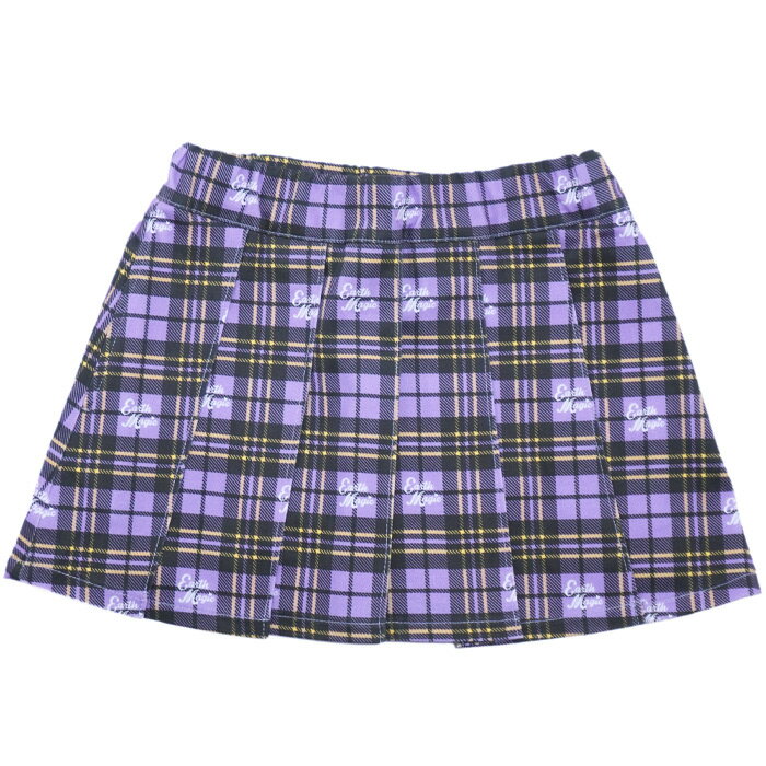 【EARTHMAGIC正規取扱店】アースマジック 2025秋 タータンチェックプリーツスカート(インナーパンツ付) 女児 女の子 子供服 キッズ ボトムス 100cm 110cm 120cm 130cm 140cm ピンク ラベンダー パープル 紫 スカパン 3