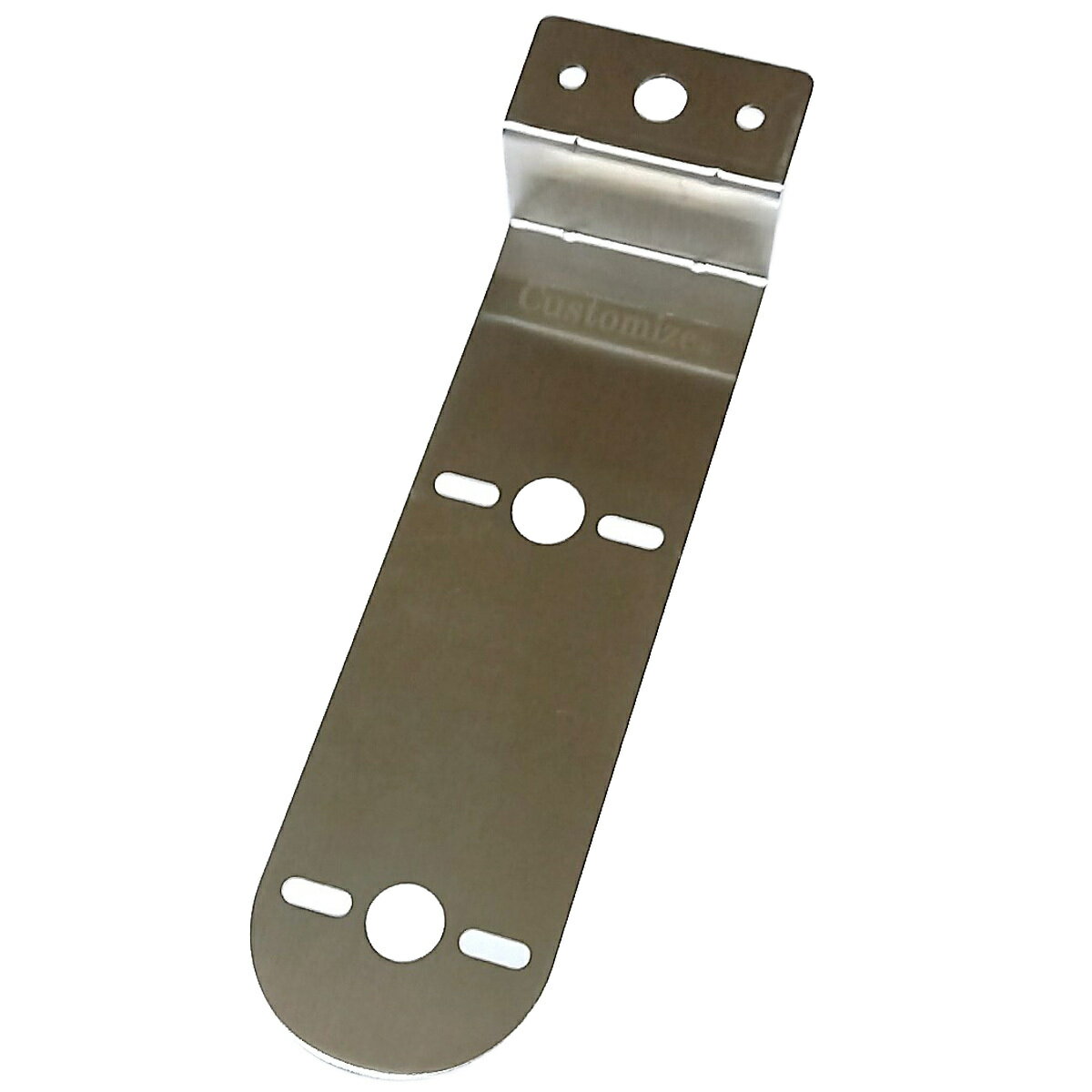 【売れ筋】 マーカーランプ ステー 1.8m厚 トラック用品 バスマーカー2連用 Z型ステー 10°折り曲げタイプ 1枚