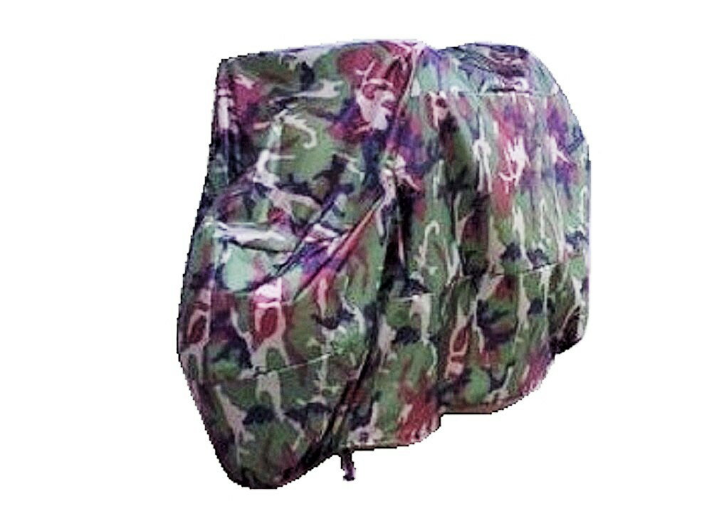 迷彩柄 バイクカバー 飛散防止ベルト ゴム付 バイクカバー 50cc〜1000cc各種