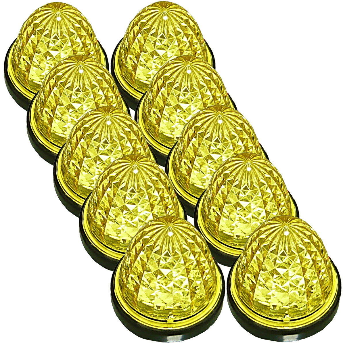 楽天市場】24v led マーカー 10個セット イエローの通販 楽天市場】24v led マーカー 10個セット イエローの通販