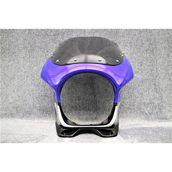 汎用ビキニカウル青白黒/RZ250RXJR400XJR1200XJR400RR1-ZインパルスCB400SFバリオスジェイドBEET外装180π用