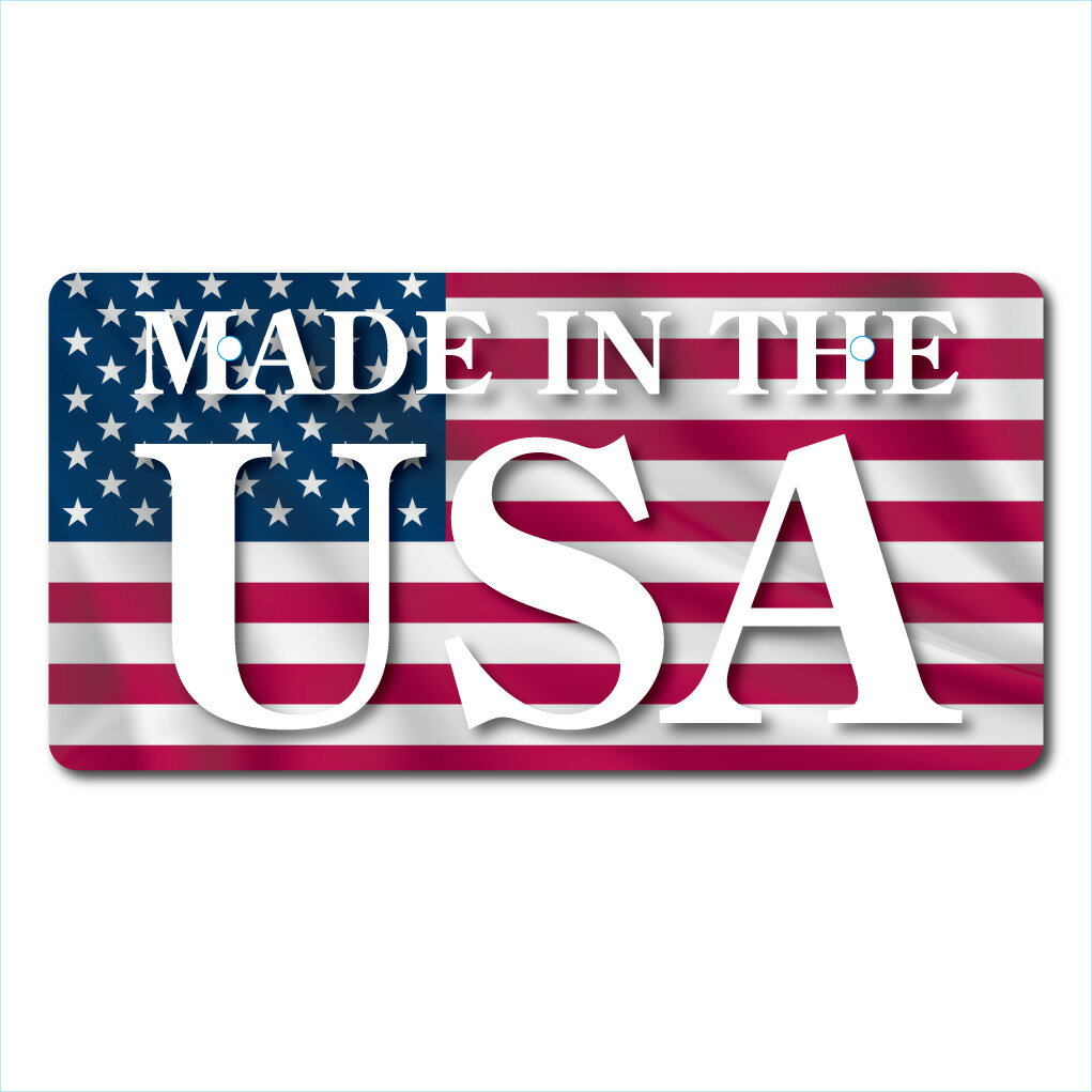 定番ナンバー隠し プレート アルミ プリント日本車サイズ 33cm＊16.5cm ネジ穴適合しますUS国旗 フロント