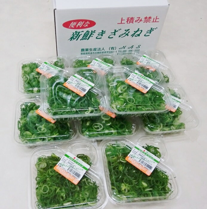 ファミリーサイズカットねぎ　500g（50g×10パック） 送料別 　 ネギ 薬味 徳島県産 自社産 産地直送 冷..