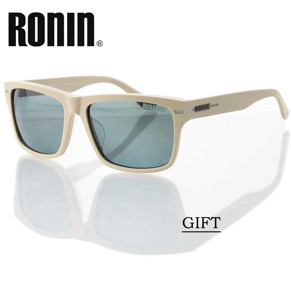 Ronin Eyewear サングラス ロニンアイウエア UVカット プレミアム ARコート 偏光レンズ GIFT M.Beige Flame/Gray Polarized Lens サーフィン スケーボー