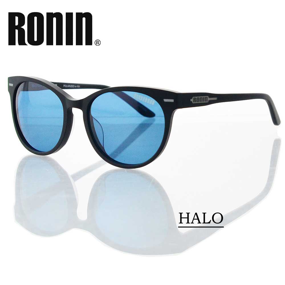 Ronin Eyewear サングラス ロニンアイウエア UVカット プレミアム ARコート 偏光レンズ HALO M.Black Flame/Blue Polarized Lens サーフィン スケーボー