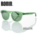 Ronin Eyewear サングラス ロニンアイウエア UVカット プレミアム ARコート 偏光レンズ MELLOW MC.Green Flame/Green...