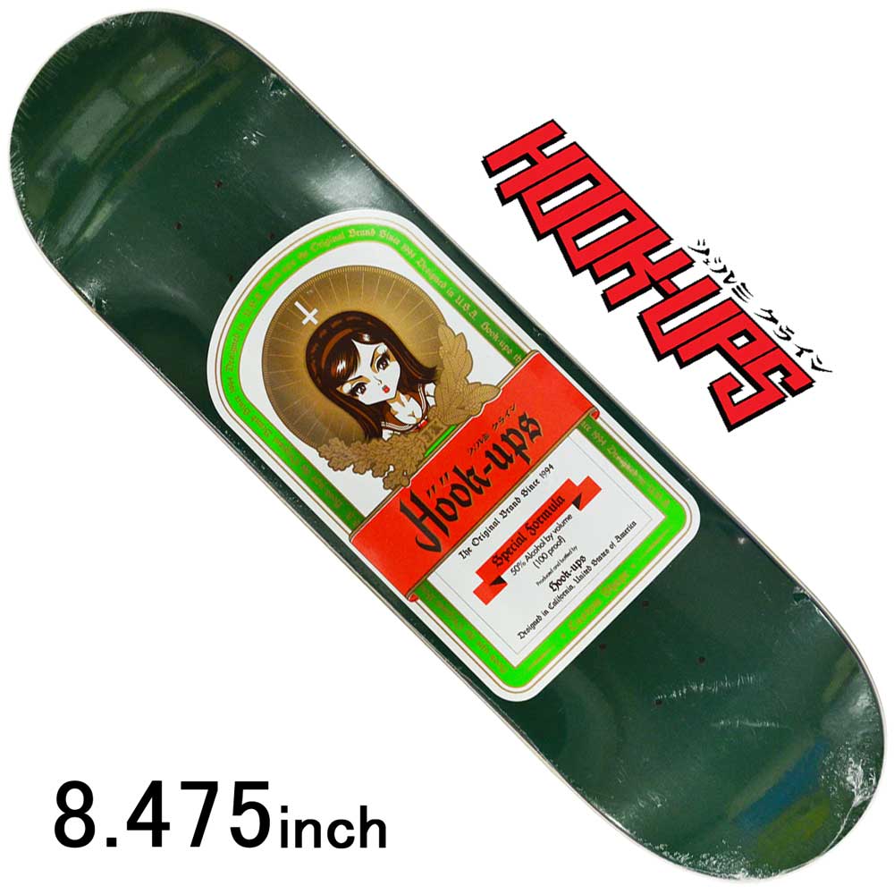 8.475インチ フックアップス スケボー デッキ 板 Hook Ups Meister Deck スケートボード スケボーデッキ マイスター アニメ グラフィック 人気 ブランド ジェルミクライン