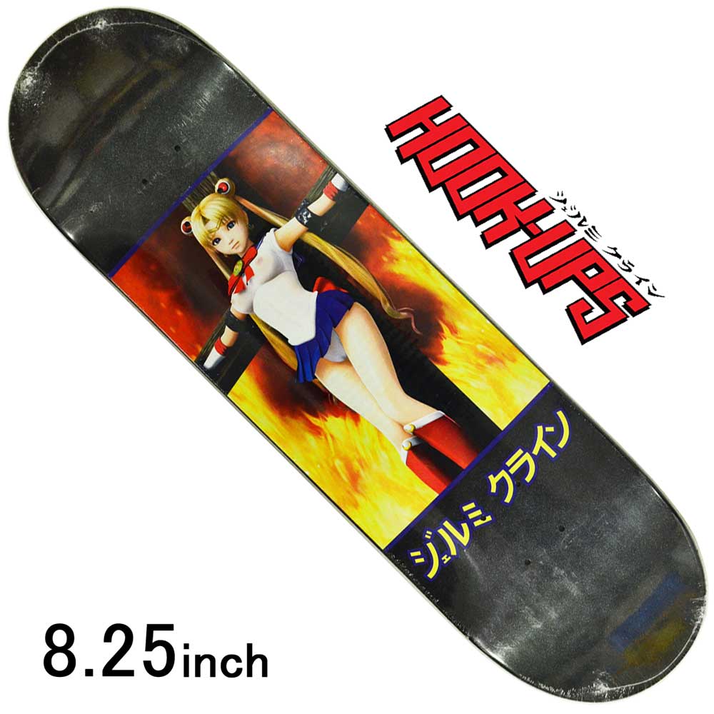 8.25インチ フックアップス スケボー デッキ 板 Hook Ups Eternal Moon Deck スケートボード スケボーデッキ エターナルムーン アニメ グラフィック 人気 ブランド ジェルミクライン