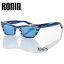 ڥݥ10UPUVå 󥰥饹 ץߥ AR и RONIN EYEWEAR ˥󥢥 MARS Blue Smoke Flame/Blue Polarized Lens ե ܡ Ρܡ     