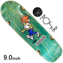 ポーラー 9.0インチ スケボー デッキ Polar Skateboard Fish Head Yellow Pro Shin Sanbongi スケートボード スケボーデッキ プロモデル 人気ブランド ストリート パーク ランプ おしゃれ