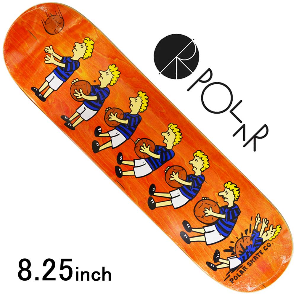 ポーラー 8.25インチ スケボー デッキ Polar Skateboard Basketboll スケートボード スケボーデッキ チームモデル 人気ブランド ストリート パーク ランプ おしゃれ