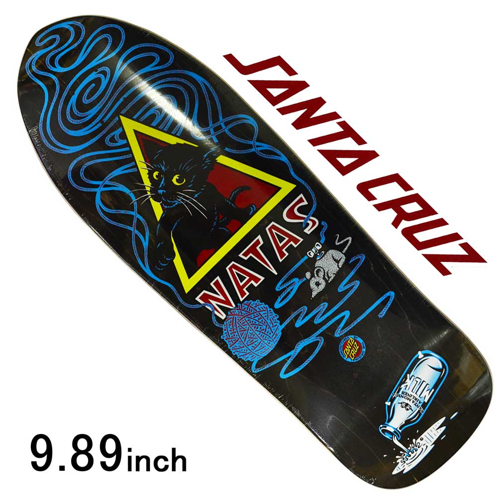 󥿥롼 9.89inch ܡ ɥ ץǥå ȥܡ  Santa Cruz Natas Kitten Reissue Old School Deck SMA ʥ ѥ  󥿥˥饤