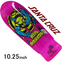 サンタクルーズ 10.25インチ スケボー デッキ Santa Cruz Skateboard Roskopp 3 Reissue Deck スケートボード ブランド アーバンスポーツ ストリート パーク ランプ 人気 おすすめ カットバック スケボーデッキ