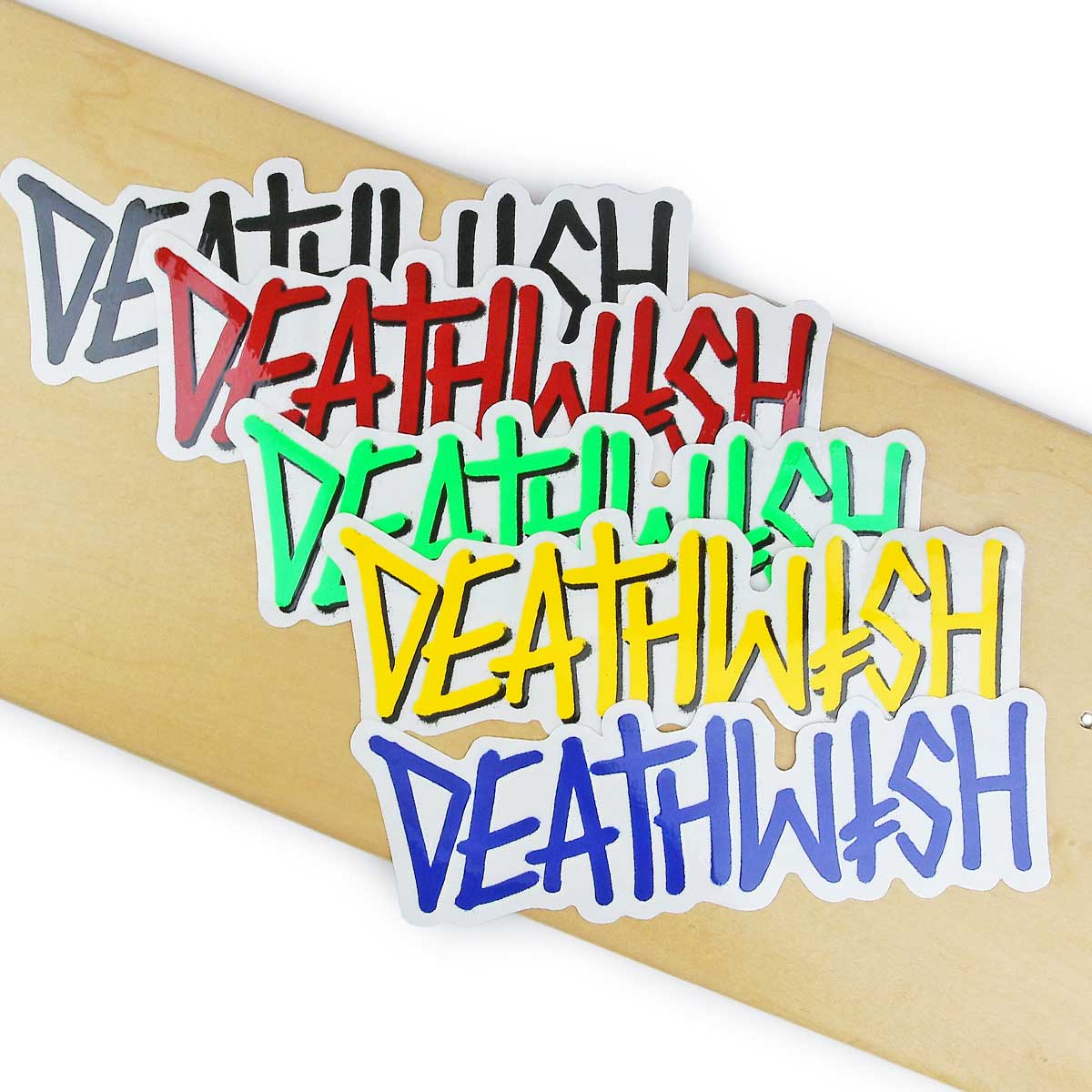 デスウィッシュ スケボー ステッカー ビッグデススプレー 21x7cm Deathwish Big Deathspray シール デ..