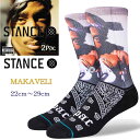 Stance スタンス トゥーパック 靴下 Stance Socks 2PAC MAKAVELI 限定モデル レディース キッズ メンズ 22-29cm ギフト 男性 彼氏 プレゼント 贈り物