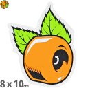 オージェイ スケボー ステッカー 8x10cm OJ Orange Sticker シール デカール オレンジ スケートボード スケボーステッカーストリート パーク ランプ 人気 ブランド おすすめ