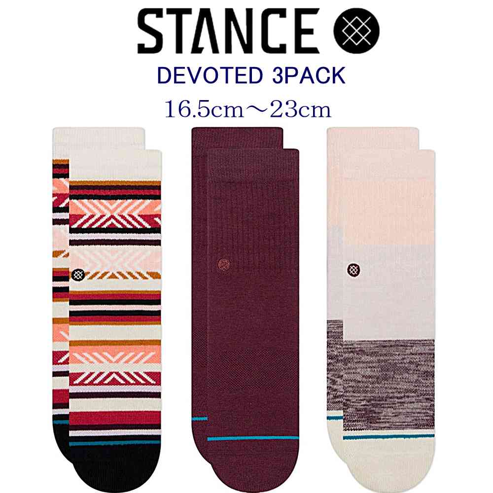 Stance Socks DEVOTED 3PACK ギフト プレゼント 贈り物 普段履き