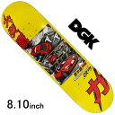 【ラスト1本】 DGK 8.1インチ スケボー デッキ Pro Chaz Ortiz Midnight Club Deck スケートボード アーバンスポーツ ストリート パーク ランプ 人気 おすすめ かっこいい ブランド カットバック スケボーデッキ