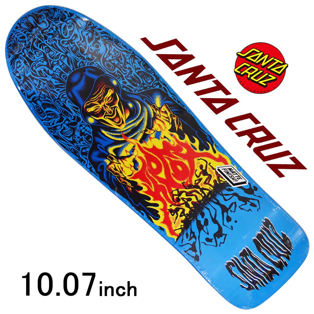 サンタクルーズ 10.07インチ スケボー デッキ Santa Cruz Skateboard Knox Firepit Reissue Deck スケートボード ブランド アーバンスポーツ ストリート パーク ランプ 人気 おすすめ カットバック スケボーデッキ