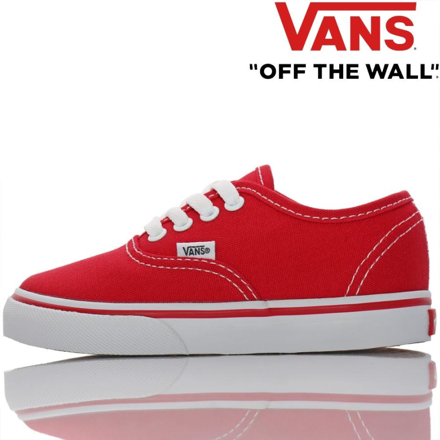 Vans バンズ キッズ スニーカー Kids Classic Authentic Red 14.5-17.5cm オーセンティック ヴァンズ 靴 シューズのサムネイル