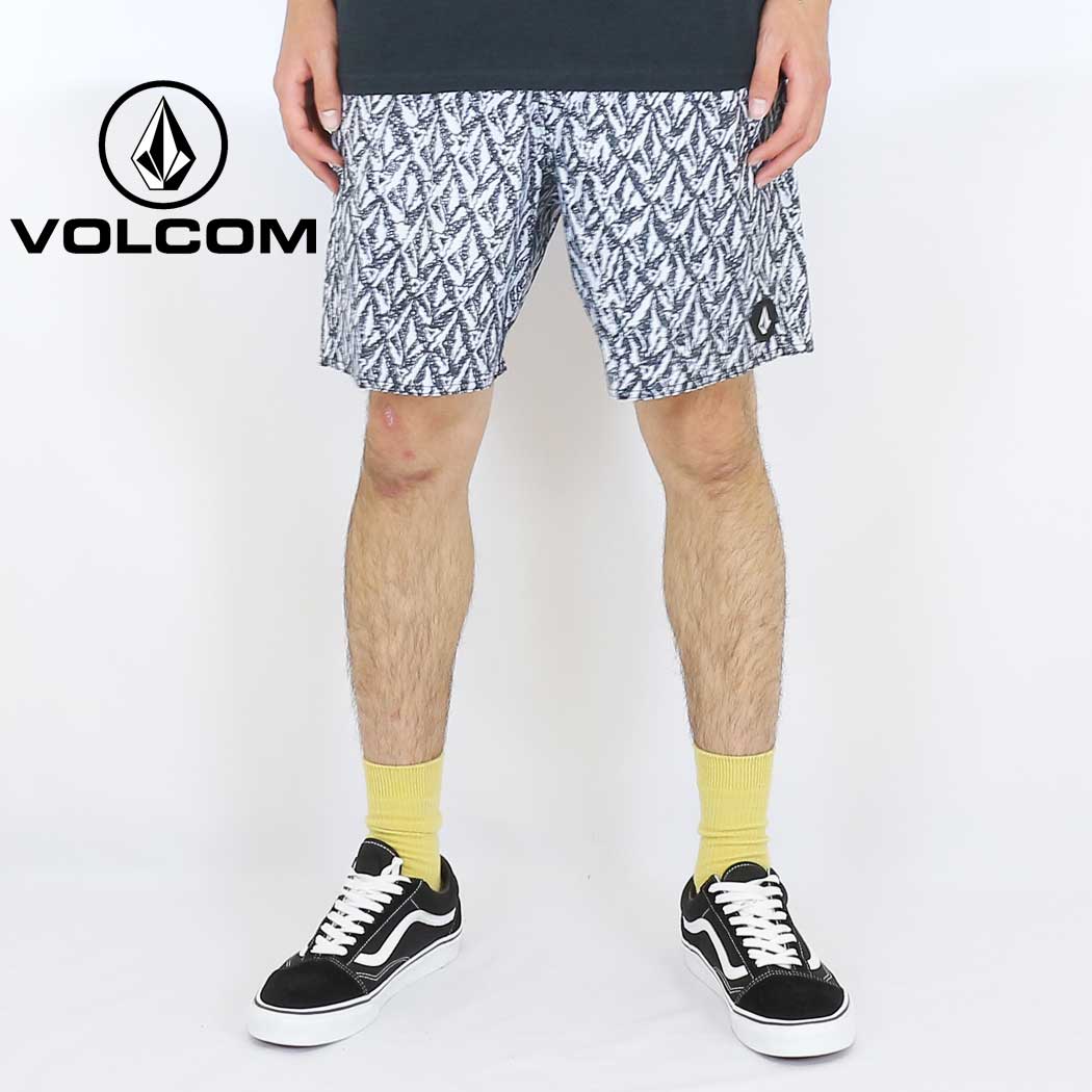 楽天スケートボード専門店カットバックボルコム トランクス Volcom FA JUSTIN HAGER TRUNK 17 ホワイト WH ショーツ 海パン 短パン ショートパンツ 半ズボン アウトドア 海水浴 プール スイムウエア 水着