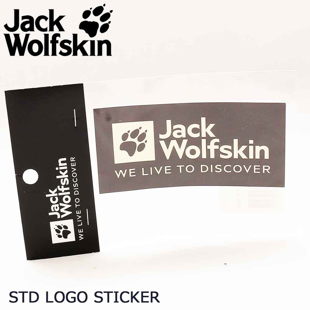 即納 ジャックウルフスキン ステッカー Jack Wolf Skin JP STD LOGO STICKER シール 4.5cm×10cm
