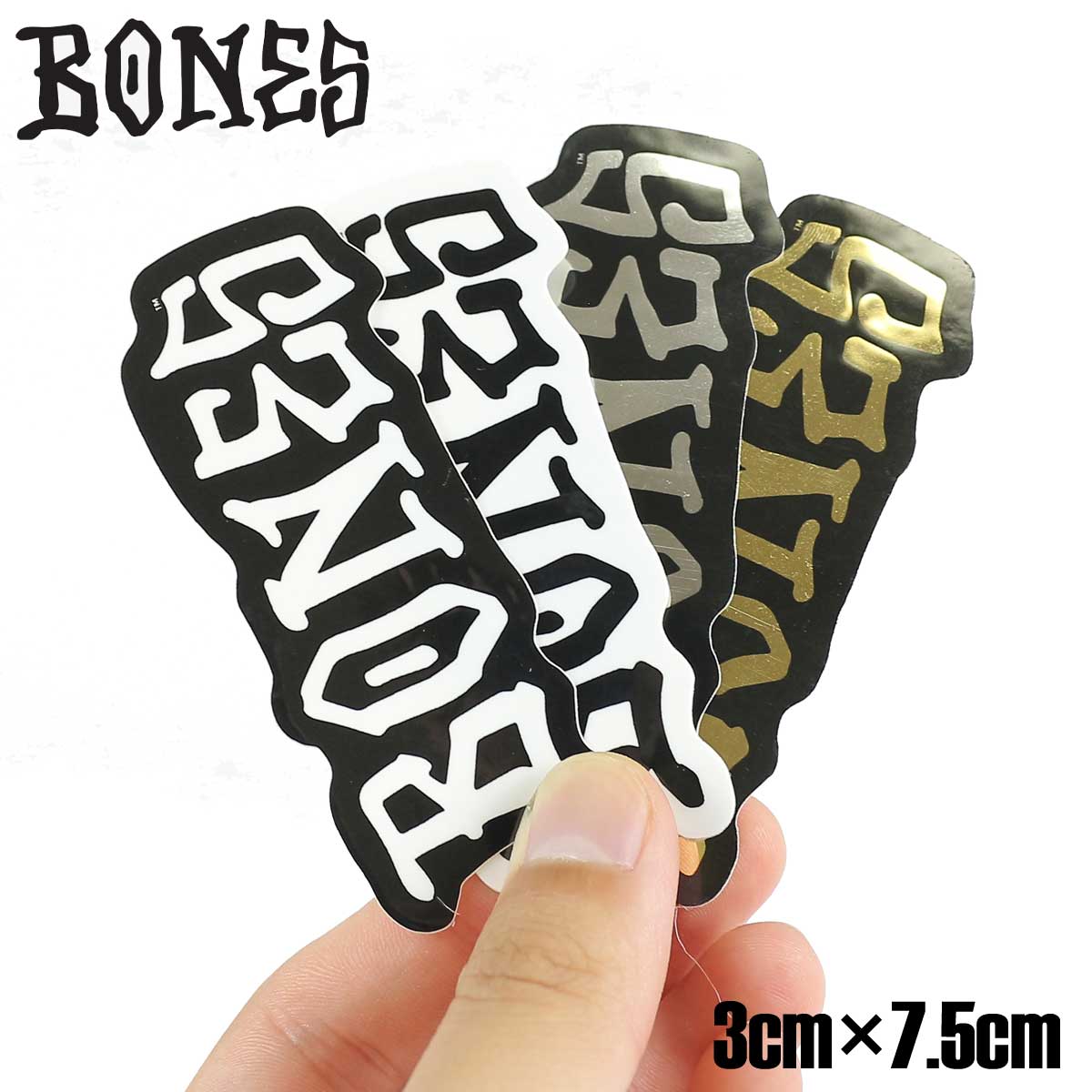 Bones ボーンズ Stik Bones 3 ステッカー 