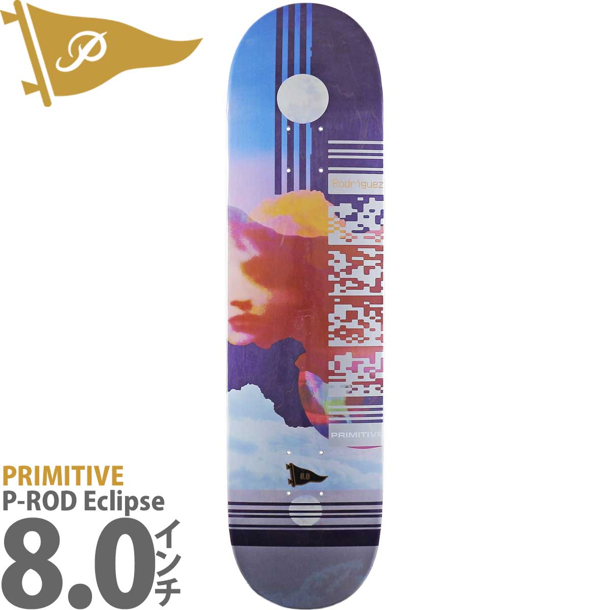 v~eBu 8.0C` XP{[ fbL Primitive Skateboards Pro Paul Rodriguez Eclipse Deck v |[hQX CNvX XP[g{[h A[oX|[c Xg[g p[N v  lC  uh JbgobN XP{[fbL