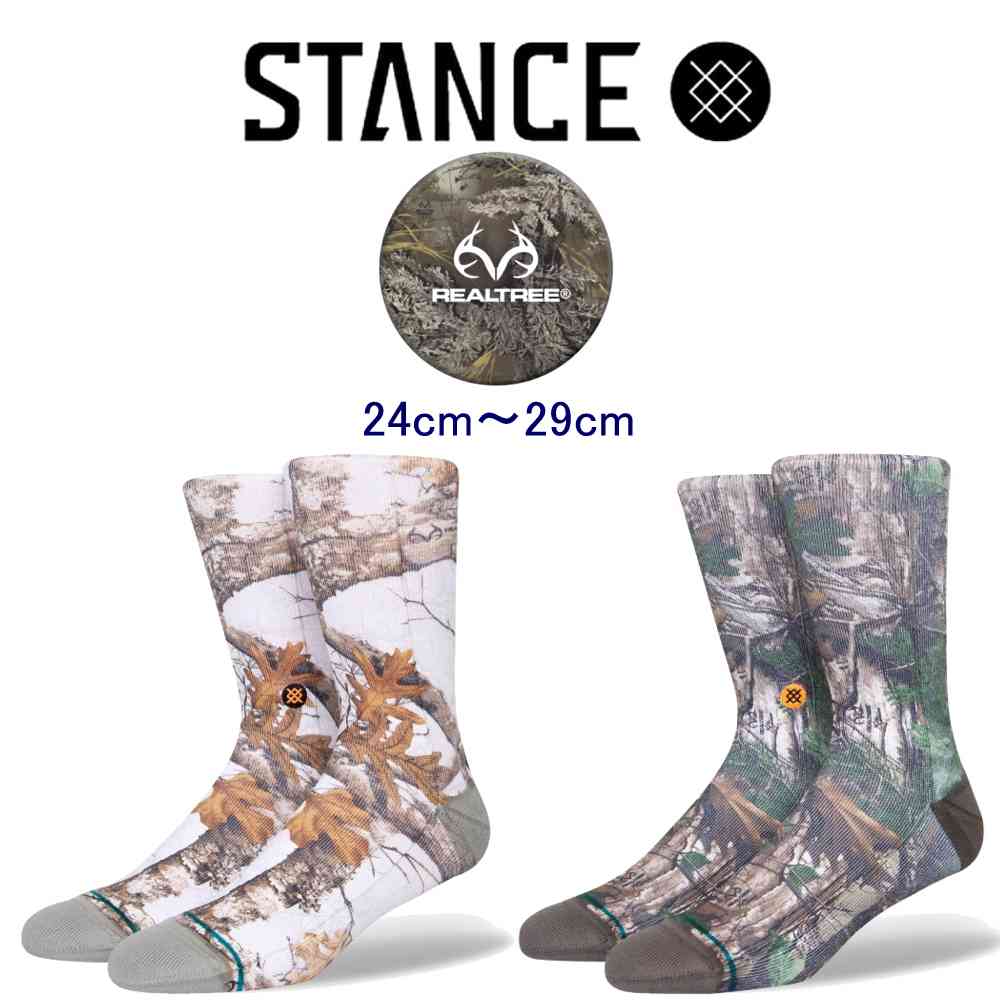 Stance  Stance Socks REAL TREE(ꥢĥ꡼)ܥ졼ǥ   L 25.5-29...