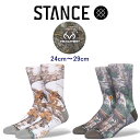 Stance ソックス Stance ソックス REAL TREE(リアルツリー)コラボレーションモデル 靴下 メンズ L 25.5-29.0cm ギフト 男性...