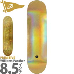 プリミティブ 8.5インチ スケボー デッキ Primitive Skateboards Pro Tre Williams Holofoil Panther Deck プロ トレ ウィリアムス ホロフォイル パンサー デッキ スケートボード アーバンスポーツ ストリート パーク ランプ 板 ブランド カットバック スケボーデッキ