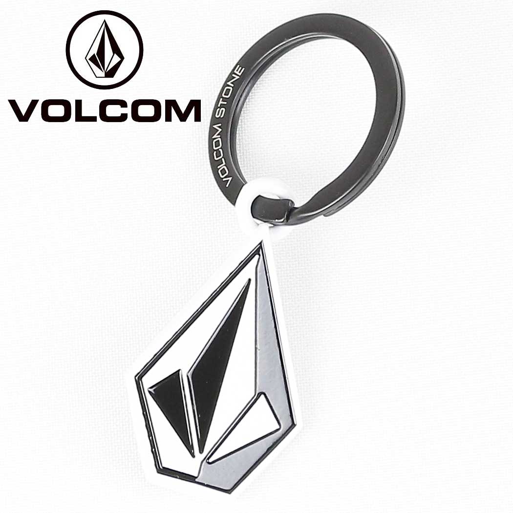 楽天スケートボード専門店カットバックボルコム Volcom Black Stone Key Chain 3 ブラック キーチェーン アクセサリー スケボー スケートボード スノーボード サーフィン