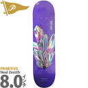 プリミティブ 8.0インチ スケボー デッキ Primitive Skateboards Pro R ...