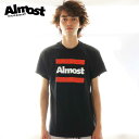 オルモスト 半袖 tシャツ ALMOST Skateboards DOUBLE BAR S/S Tee BLACK ダブルバー ブラック スケートボード スケボ...